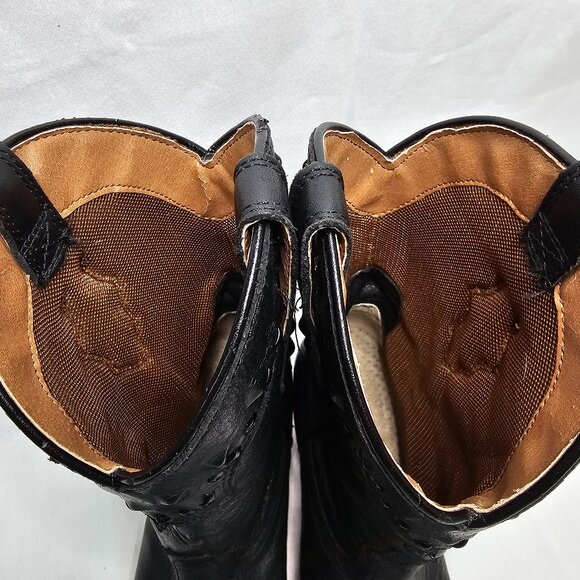 Ariat Dixie Black Leather Snip Toe Western Boot 10001367 21285 Womens Size 6.5 B - Picture 9 of 12